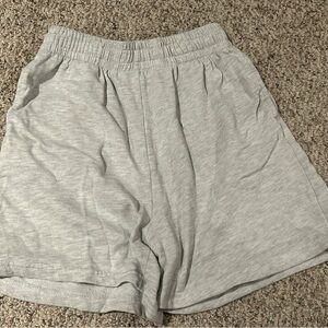 Gray Casual Shorts